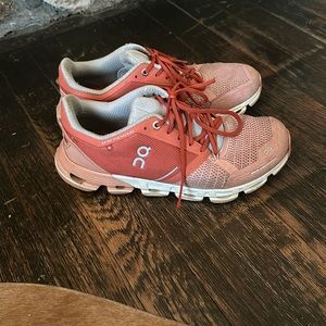 Running Womens Cloudflyer Textile Synthetic Trainers
